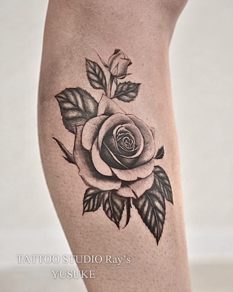 rose tattoo yusuke