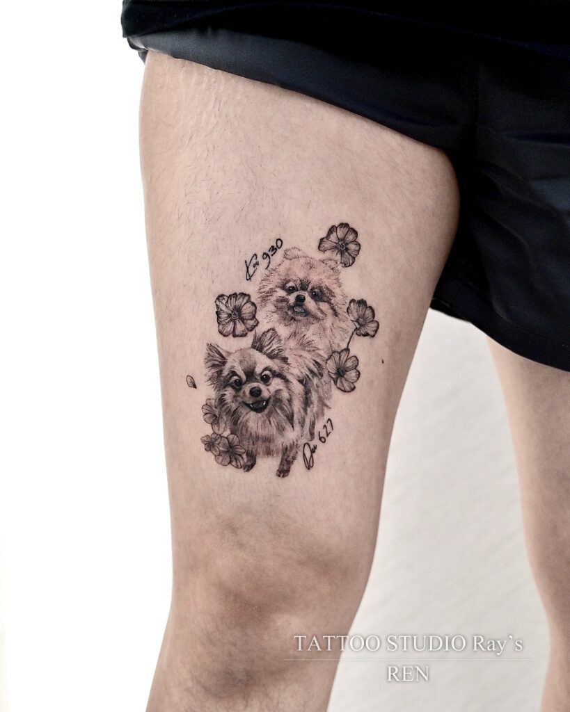 dogs tattoo ren 02