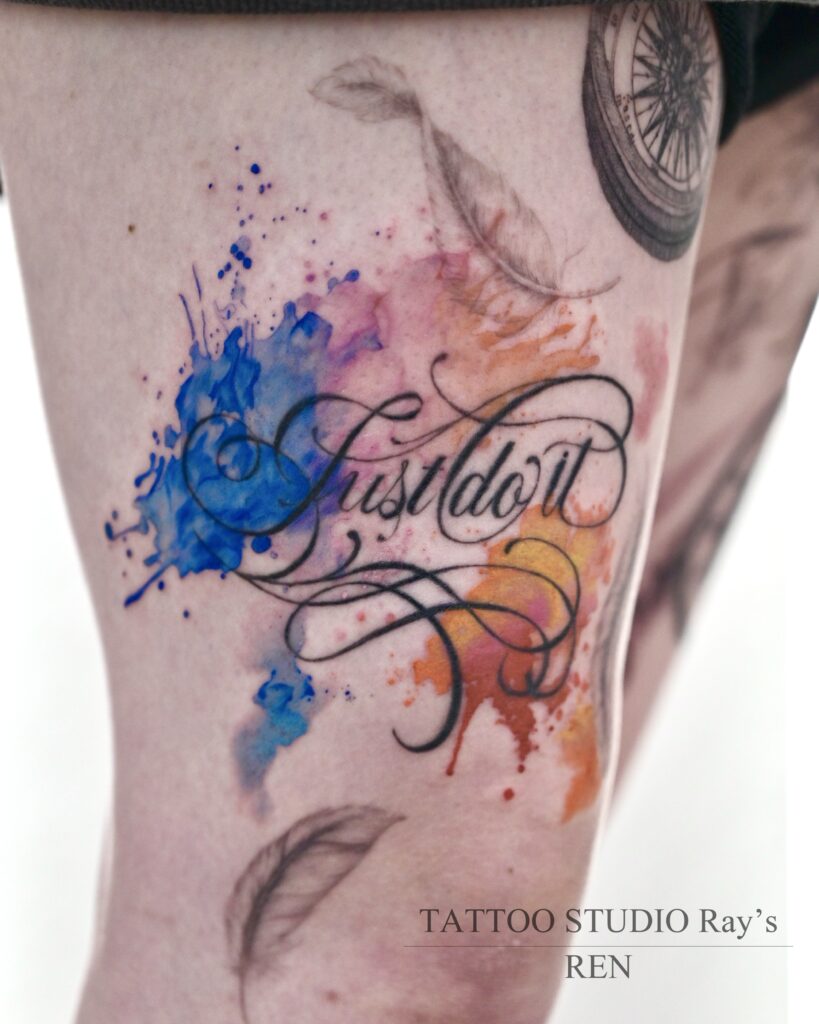 water color tattoo ren 01